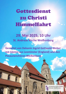 Plakat Himmelfahrt Wbg 2025 mit Logo