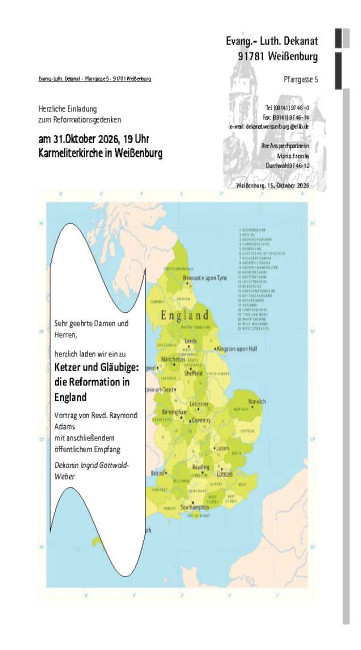 Reformationsgedenken 2026