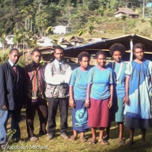 Boana Jugenddelegation aus PNG 2015