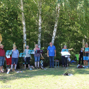 Vormittagsbläser am Starnd bei Allmannsdorf